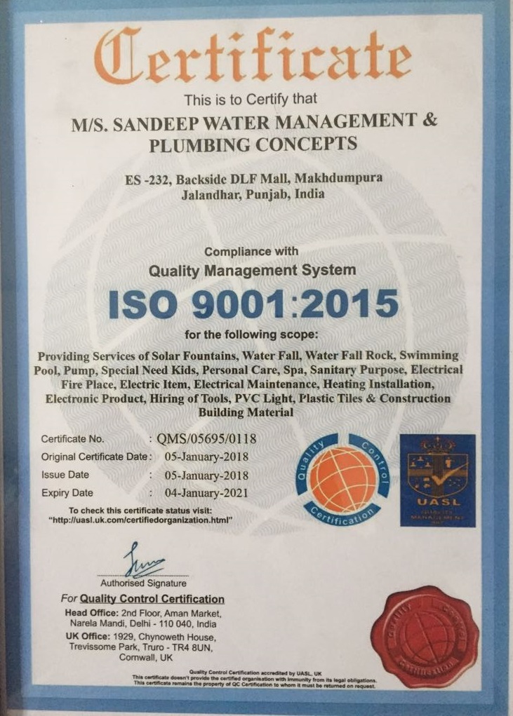 sandeep-water-management-certificate